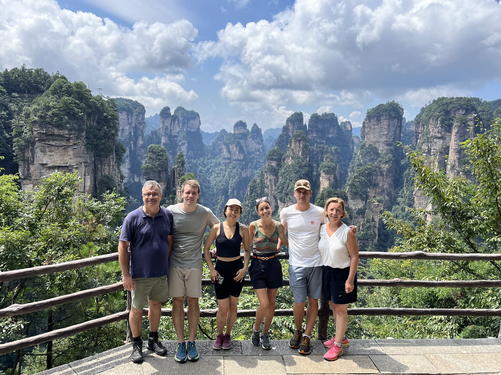 Anne and her family – First steps tour in China – August 2024