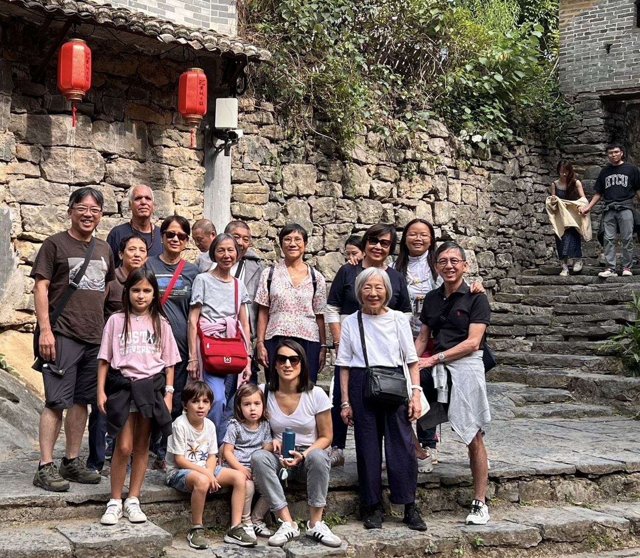 Claire and her family – Wonders of Guangxi – October 2024